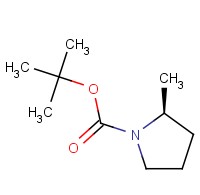 <span class='lighter'>tert-butyl</span> (2S)-2-methylpyrrolidine-1-<span class='lighter'>carboxylate</span>